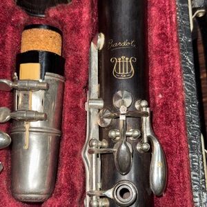 Bardot Black Clarinet with Silver Details
